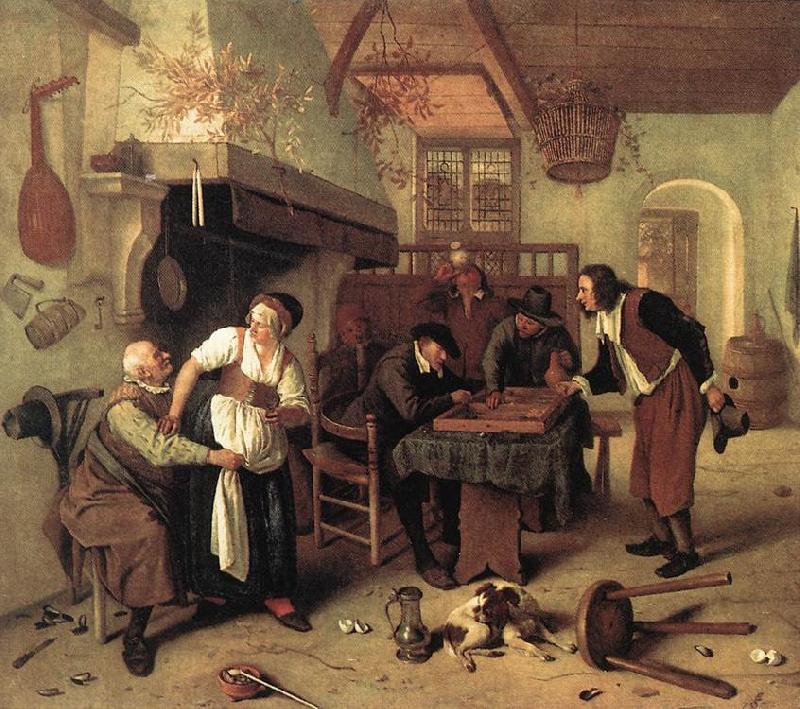 Jan Steen In the Tavern China oil painting art